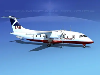 Dornier Do-328-130 Scot Airways 3D model