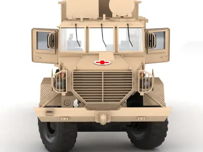 Rinkhals military vehicle 3D model
