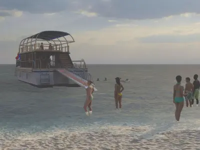 Magellan Trip Boat 3D model