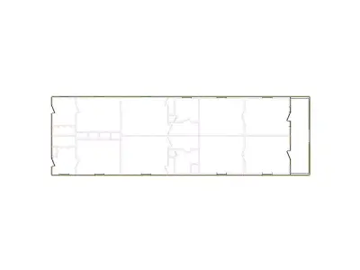 Simple Exterior Sketch by Interior - 1501-2000 SF - Xactimate 3D model