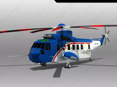 Sikorsky S-61 3D model