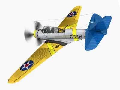 Douglas TDB-1 Devastator - 6T16 3D model