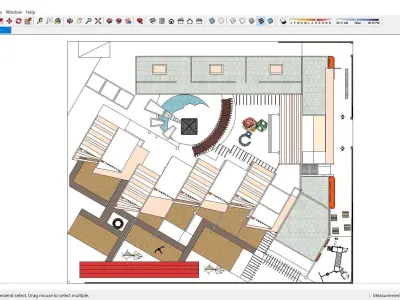 Sketchup Kindergarten B1 3D model