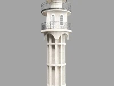 Historic Tower 1 3D model