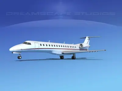 Embraer ERJ-140 Corporate 1 3D model