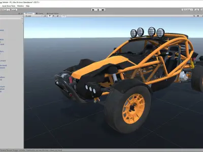 Unity Buggy Ariel Nomad Low-poly 3D model