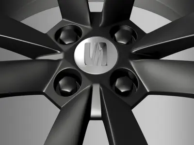 Seat Mii Vibora Negra  rim 3D model