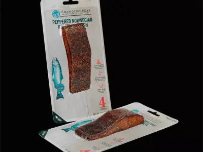 Roasted Salmon 1 3D model