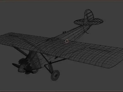 Spirit of St Louis 3D model