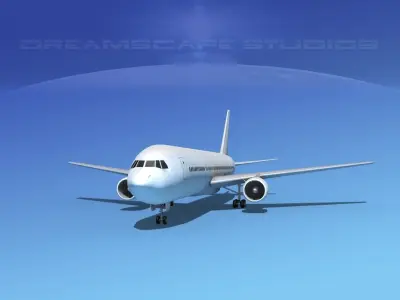 Boeing 767-300 LP SS 3D model
