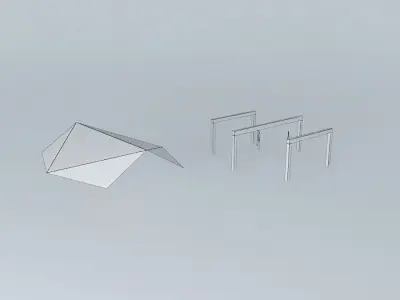 saunders two people on platform Free 3D model