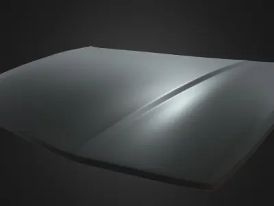 Car Bonnet Pack 01 Low-poly 3D model