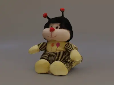Plush Bee 3D model