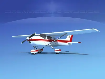 Cessna 172 Skyhawk 1976 V04 3D model
