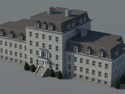 Palace mansion 3D model