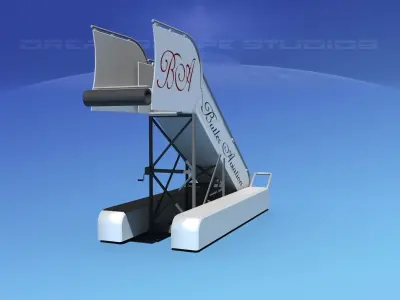 Airport Stairs Butler Aviation 3D model