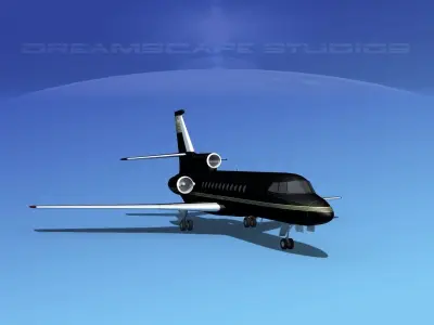 Dassault Falcon 900 V07 3D model