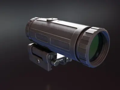 Holosun XM3 Magnifier Low-poly 3D model