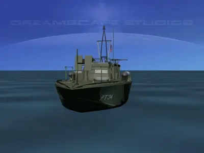 Patrol Torpedo Boat PT34 3D model