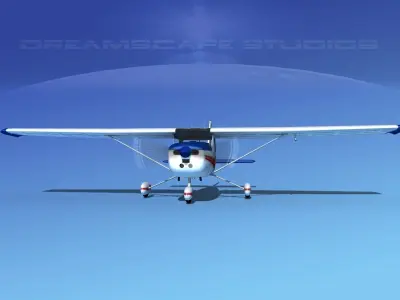Cessna 150 Aerobat V02 3D model