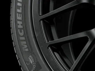 Michelin Pilot Sport PS2 N3 295 30 ZR18 91Y 3D model