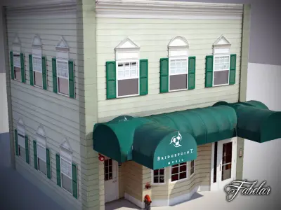 Building 11 Low-poly 3D model