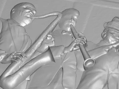 Jazz Band Free 3D print model