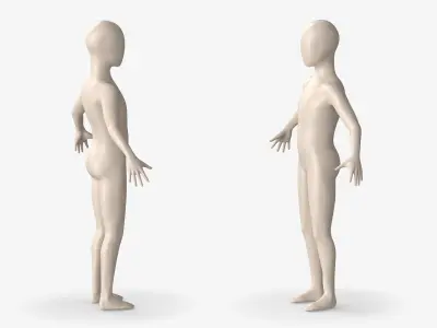 Mannequin Child 3D model