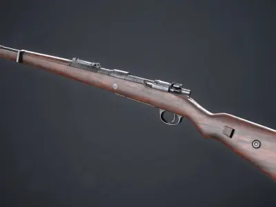 PBR Mauser Karabiner 98k Low-poly 3D model
