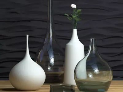 Color Glass Free 3D model