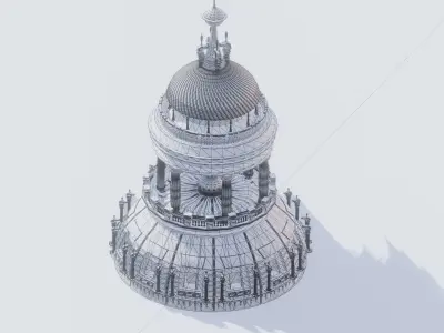 dome tower Free 3D model