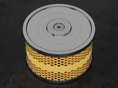 Car Filter Type N 3D model