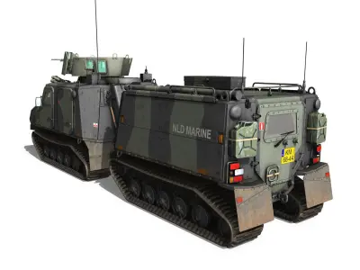 BVS10 Viking - Netherlands Marine Corps 3D model