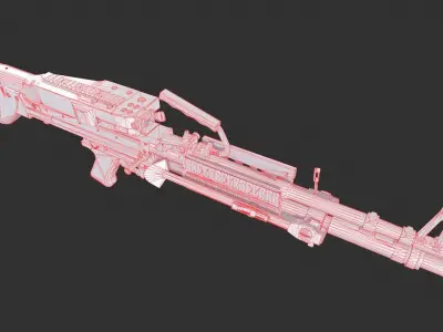 M60 E4 Variant Low-poly 3D model
