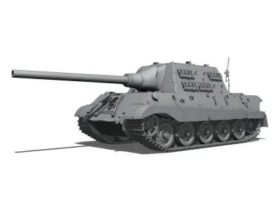 SDKFZ 186 Jagdtiger  3D model
