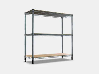 OMAR 1 shelf section 1 Low-poly 3D model