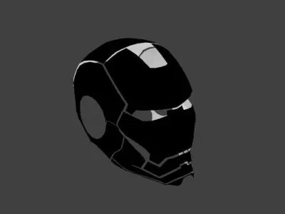 Iron Man Helmet Free 3D model