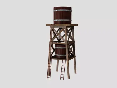 Water Tower 3D model