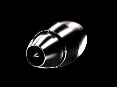 turbine aircraft 3D model