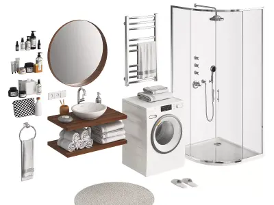 Bathroom Set 2 Part 1 3D model