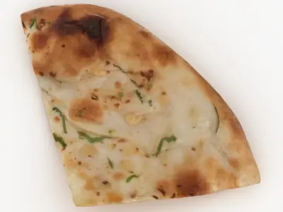Garlic Naan 3D model