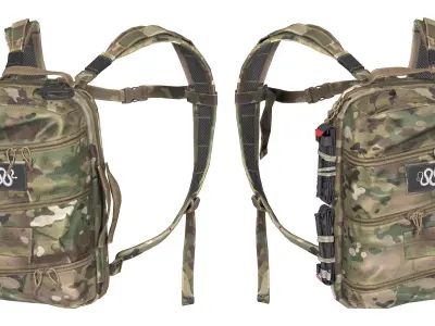 DELTA BAG Low-poly 3D model