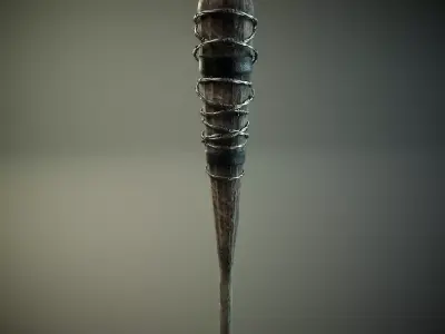 Baseball bat Low-poly 3D model