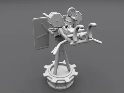 Oerlikon 20mm scale model 3D print model