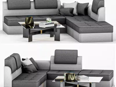 new style sofa Free 3D model