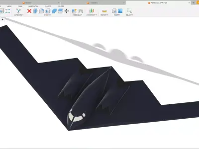 B-2 Stealth Bomber 3D print model