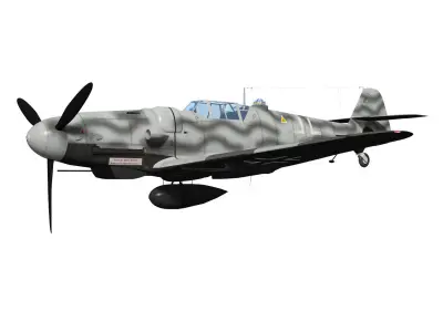 Messerschmitt Bf 109 G6R6N 3D model