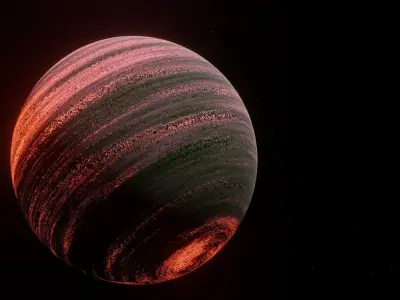 Planet Space Gas Giant Ready Low-poly 3D model purchase