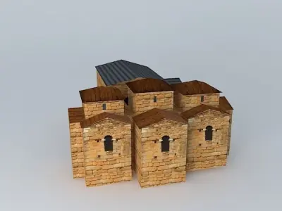 Basilica of St. Lucia Trampal. Alcuescar Free 3D model