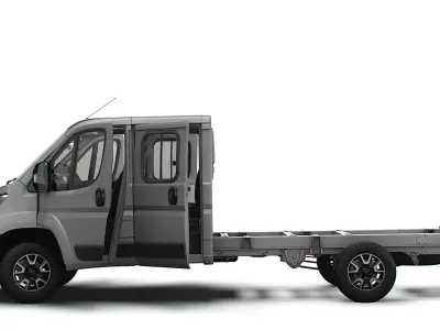 Opel Movano Chassis Truck CrCab 4035WBXL HQInterior 2023 3D model